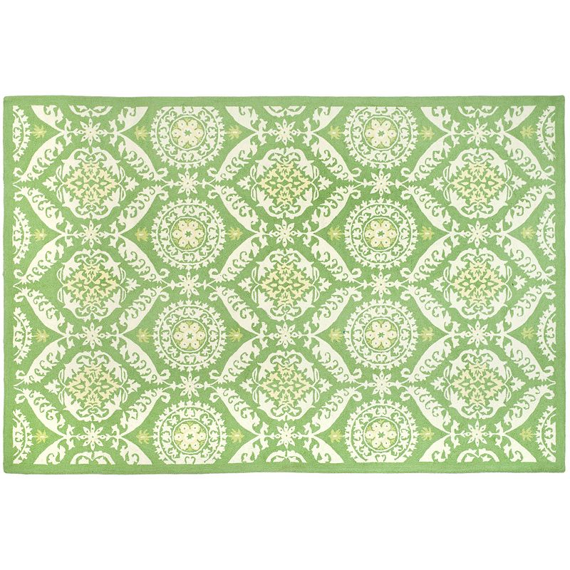 Safavieh Chelsea Abstract Medallion Hand Hooked Wool Rug