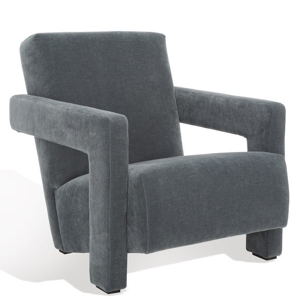 SAFAVIEH Couture Taylor Modern Velvet Accent Chair - 27 in. W x 35 in. D x 30 in. H