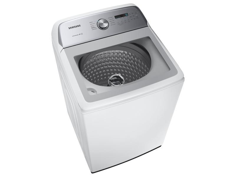 Samsung WA49B5205AW 4.9 Cu. Ft. Capacity Top Load Washer With Activewave™ Agitator And Active Waterjet In White