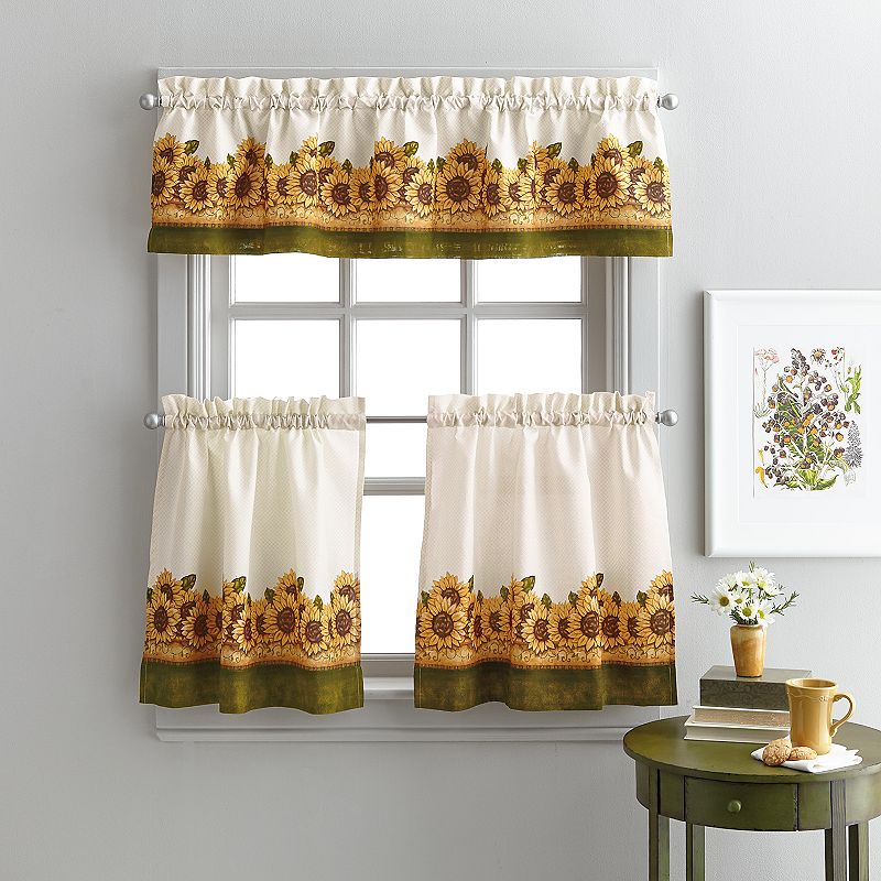 Window Curtainworks Sunflower Garden Tier Set