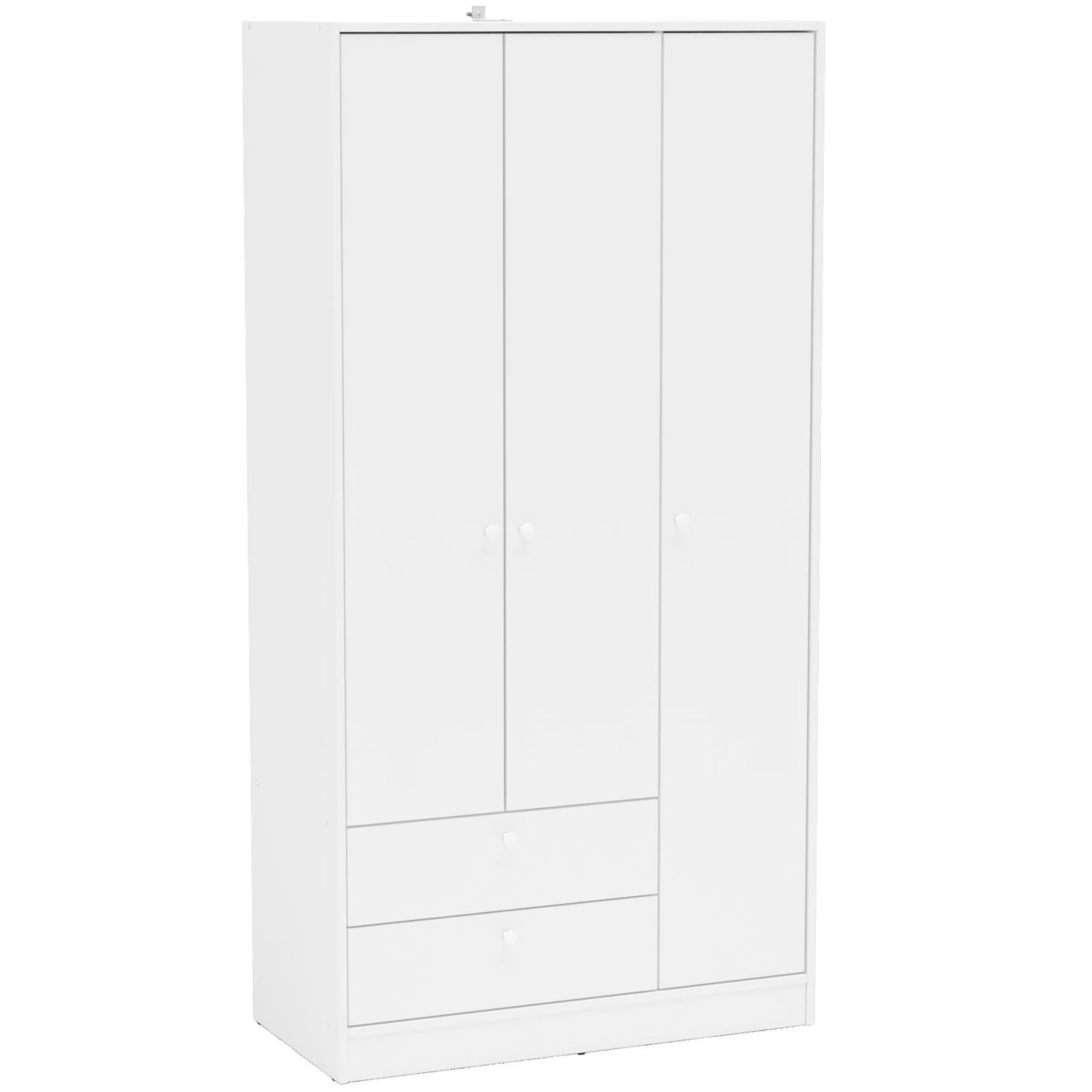 Polifurniture 3 Door / 2 Drawer Denmark Wardrobe - - 31994645