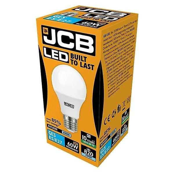 JCB LED A60 806lm Opal 10w Light Bulb E27 6500k