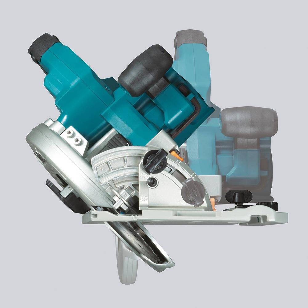 Makita 18V X2 LXT Lithium-Ion (36V) 7-14 in. Brushless Cordless Circular Saw Guide Rail Compatible Base (Tool-Only) XSH08Z