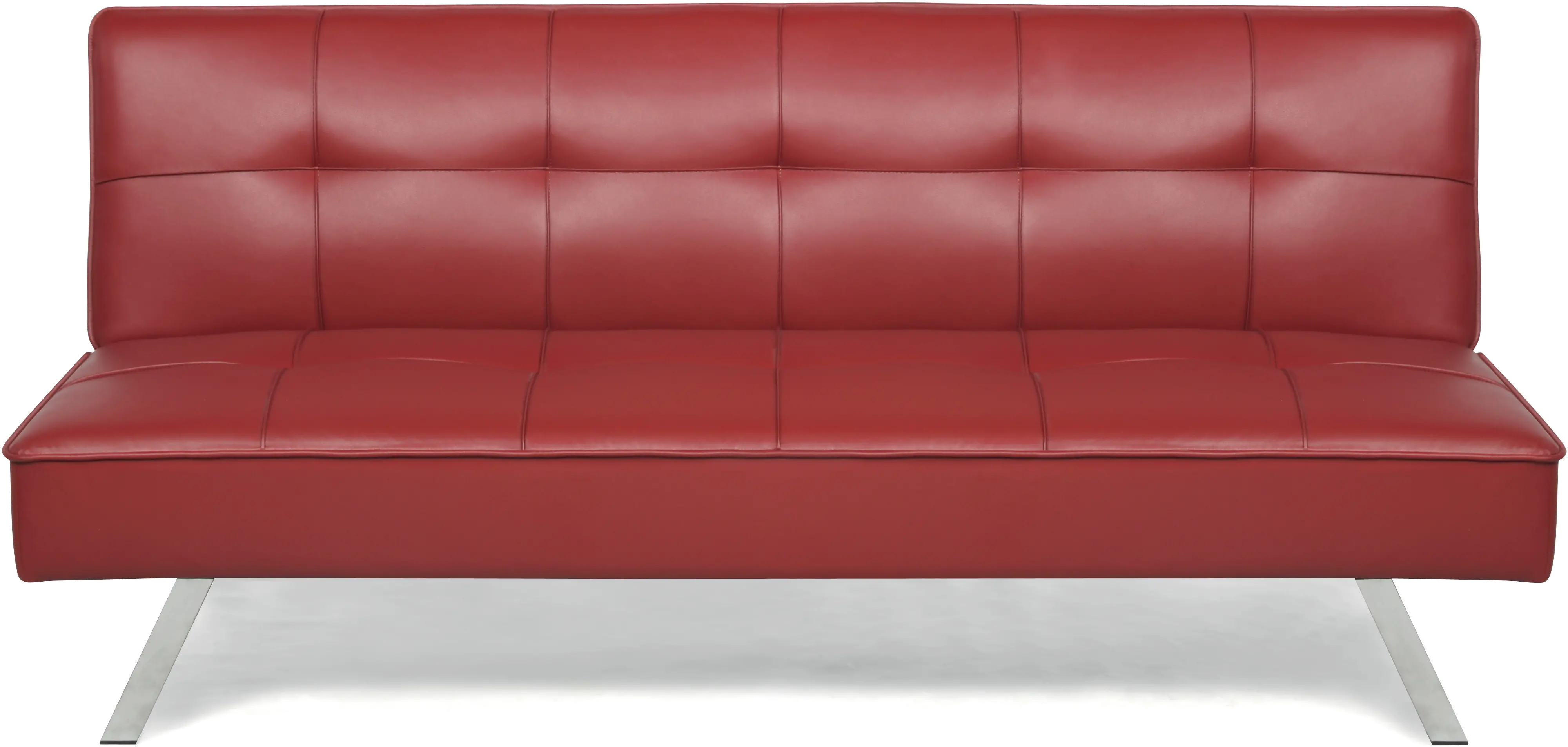 Mia Red Multi-Functional Sofa Lounger Sleeper by Serta Dream Convertibles