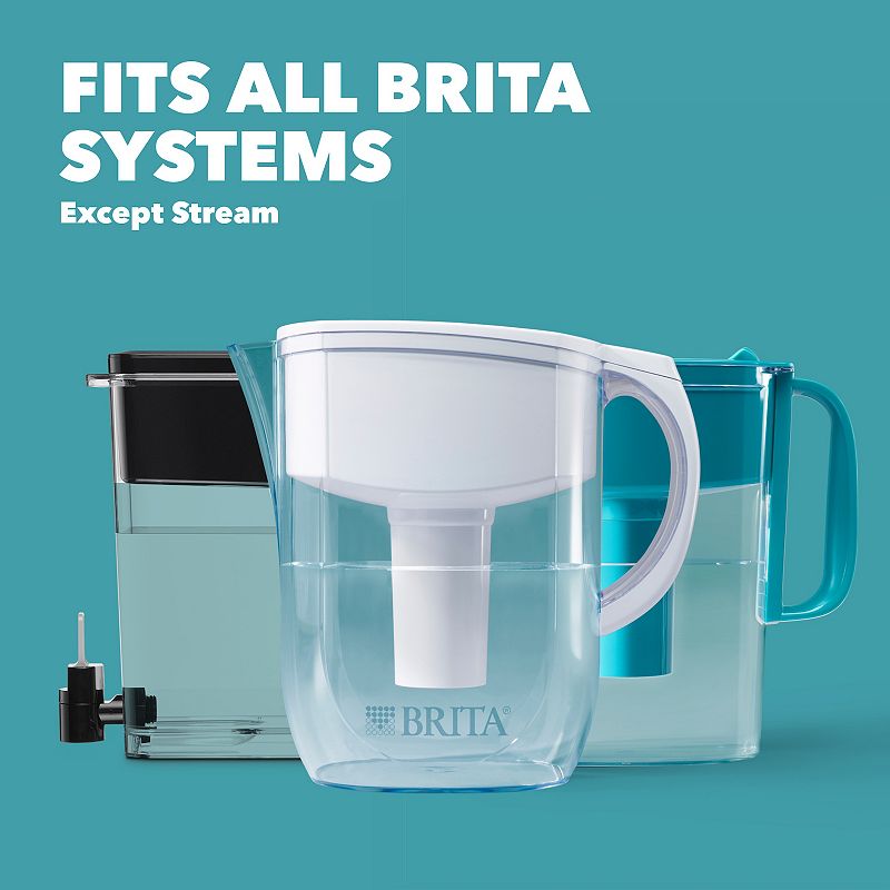 Brita Standard Replacement Filter 3-pk. for Pitchers and Dispensers