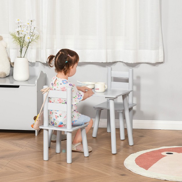 Onesstop Kids Wooden Table And Chair Activity Set For Arts Crafts Dinning And Reading For Toddlers Age 2 To 5