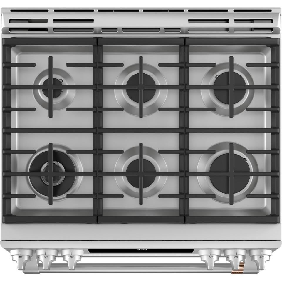 Caf¨¦ 30-inch Slide-In Dual-Fuel Range CC2S950P2MS1