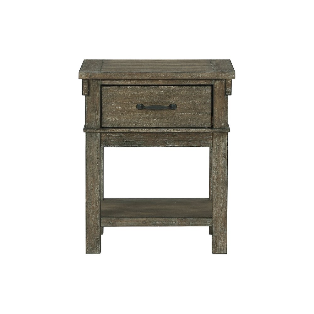 Signature Design by Ashley Shamryn Woodgrain 1 drawer Nightstand