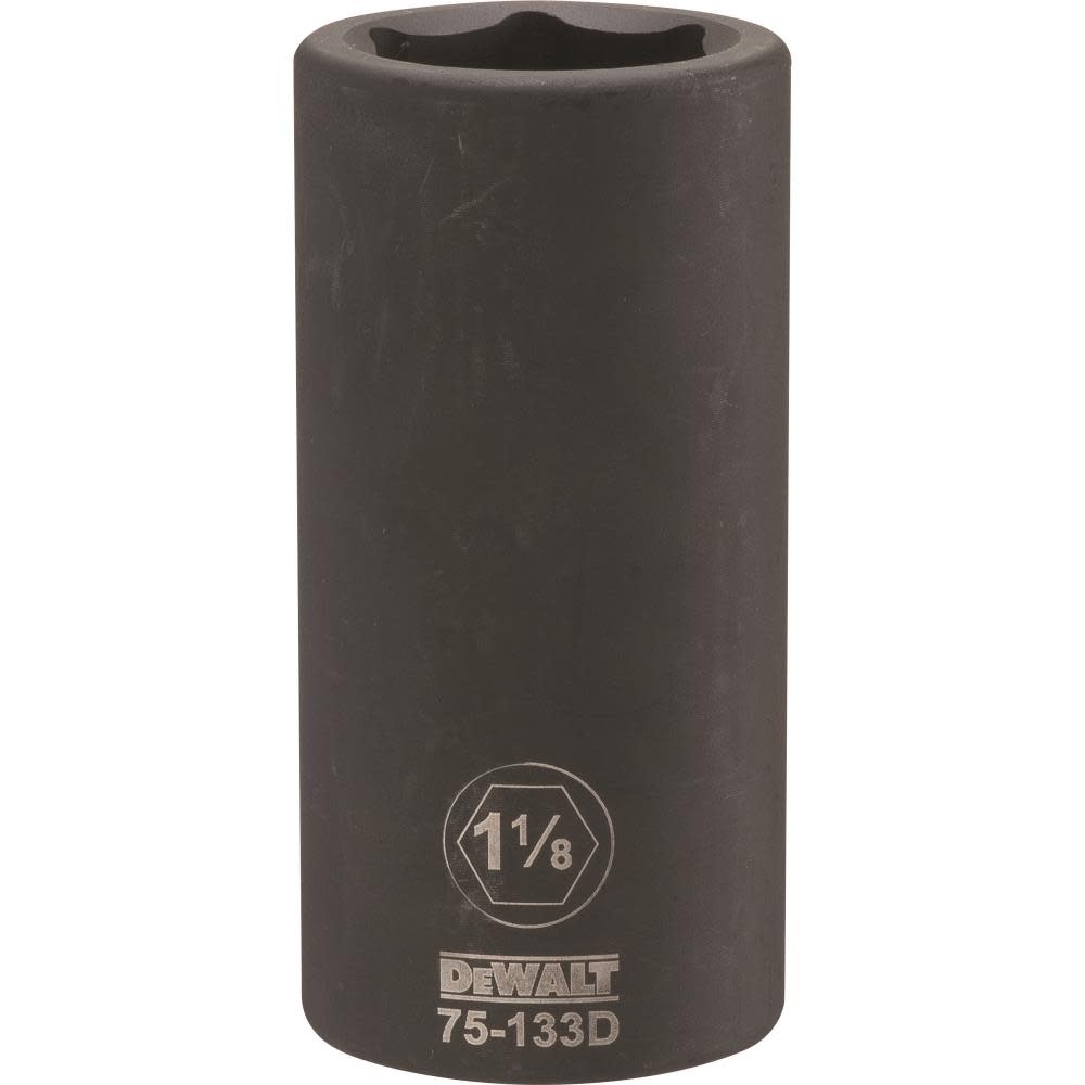 DEWALT 3/4 Drive X 1-1/8 6PT Deep Impact Socket DWMT75133OSP from DEWALT