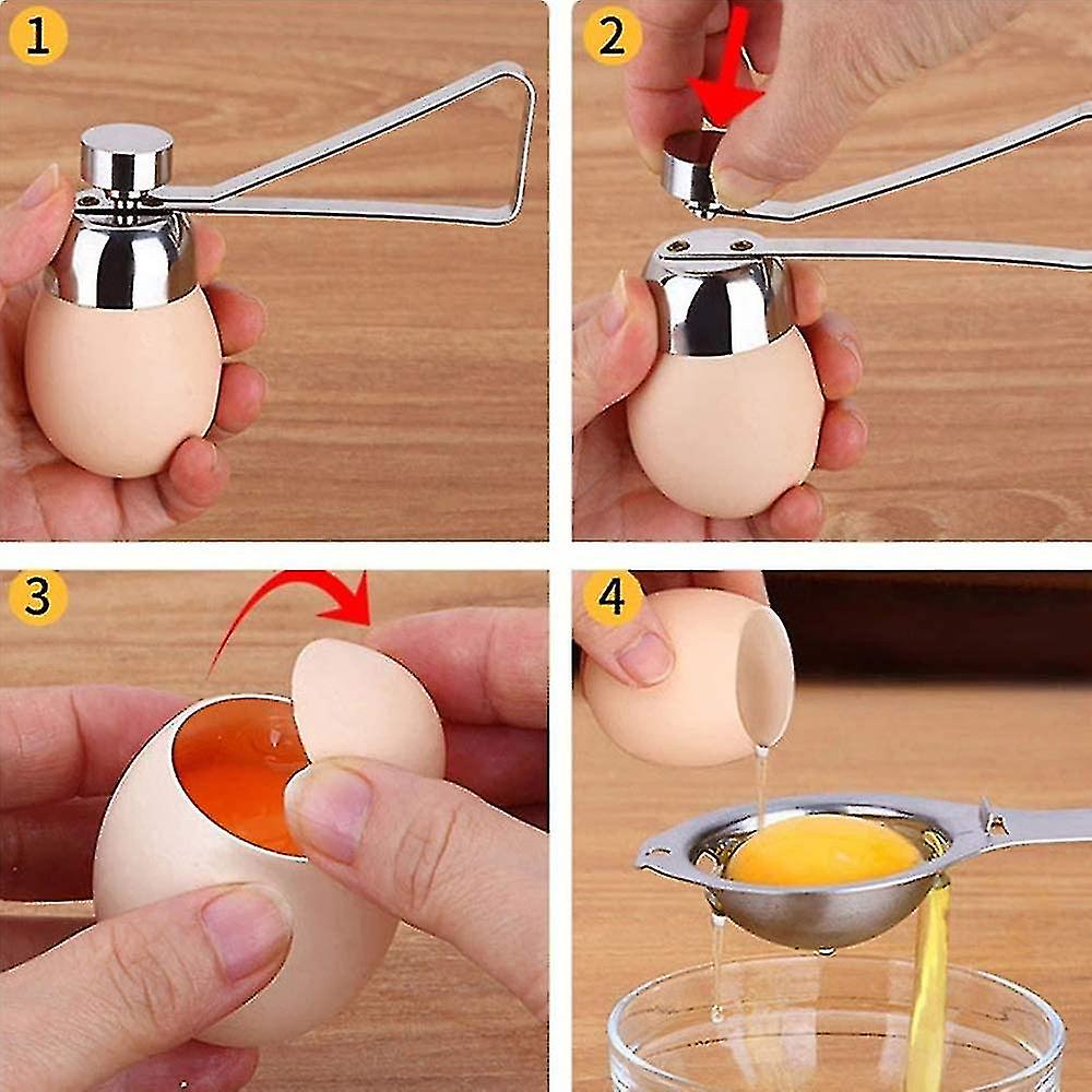 304 Stainless Steel Eggshell Opener， Sheller