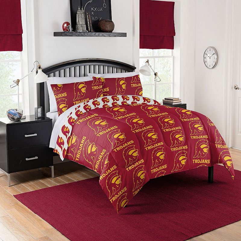 NCAA University of Southern California Queen Bedding Set by The Northwest