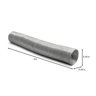 Everbilt 6 in. x 8 ft. Semi-Rigid Flexible Aluminum Duct MFX68XHD