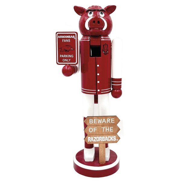 12 Arkansas Beware of the Razorbacks Nutcracker