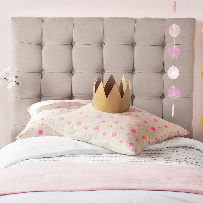 Safavieh Lamar Taupe Tufted Headboard