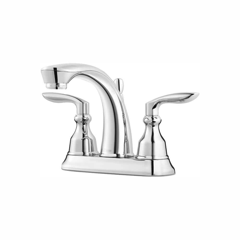 Pfister Avalon 4 in Centerset 2Handle Bathroom Faucet in Polished Chrome