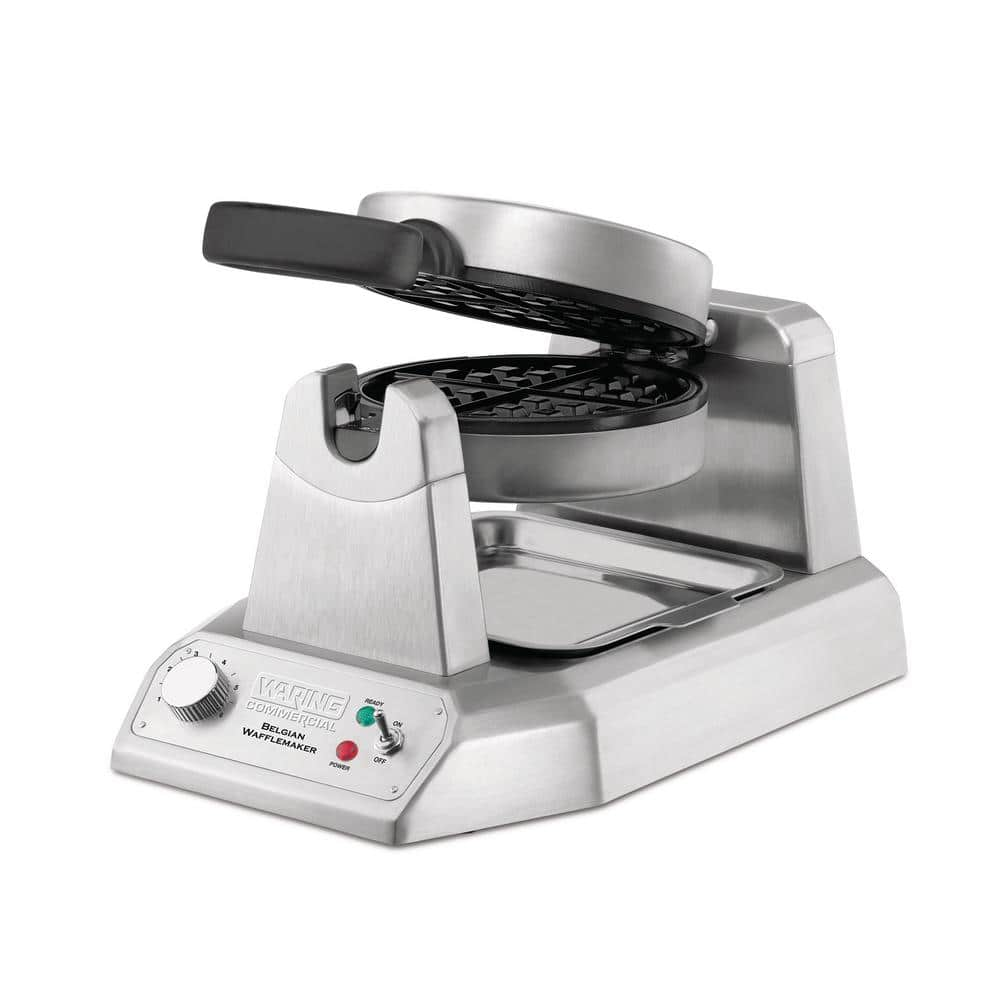 Waring Commercial Heavy-Duty Belgian Waffle Maker - 120V, 1200 Watts WW180X