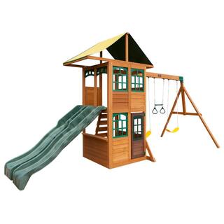 KidKraft Treasure Cove Wooden Swing Set F23860