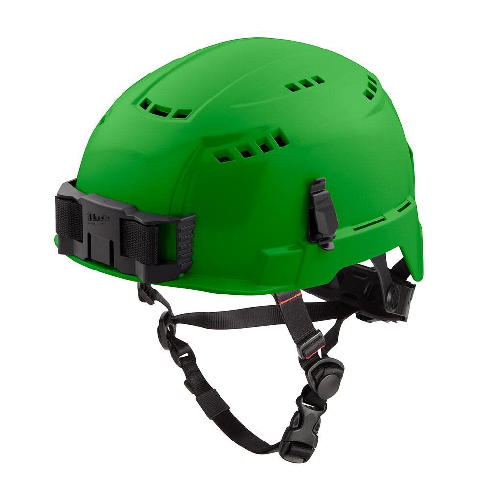 Milwaukee Green Vented Helmet with BOLT Class C 48-73-1306 from Milwaukee