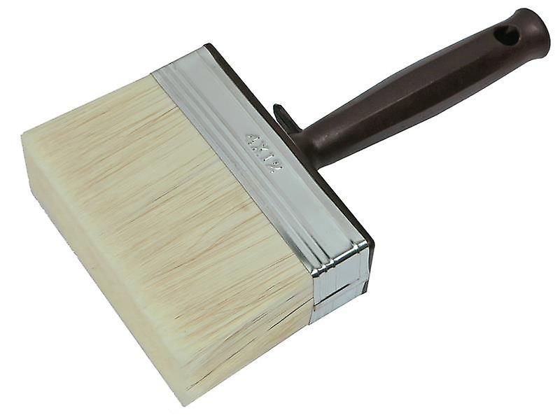 Faithfull Woodcare Shed and Fence Brush 120mm (4.3/4in) FAIPBWCARE