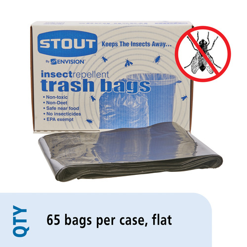 Stout By Envision Stout Insect Repellent Trash Bags  STOP4045K20