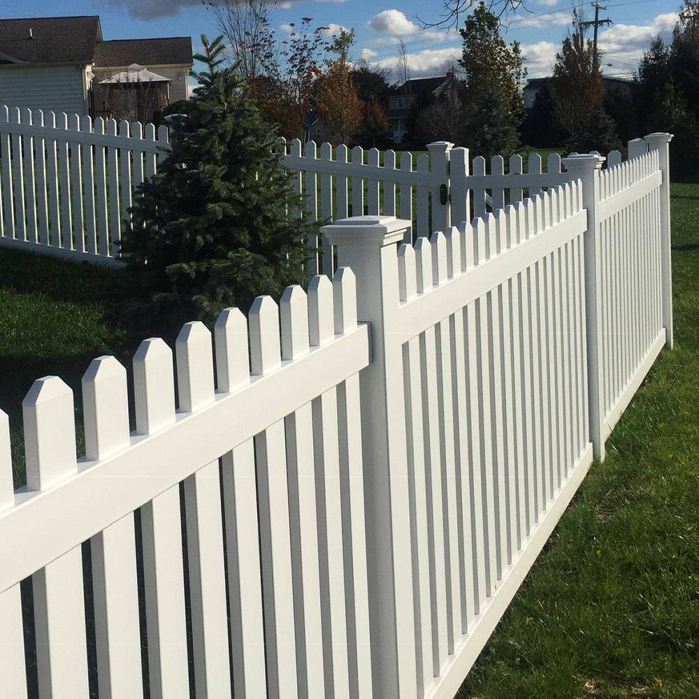 Weatherables Provincetown 3 ft. H x 6 ft. W White Vinyl Picket Fence Panel Kit PWPI-3NR-3x6