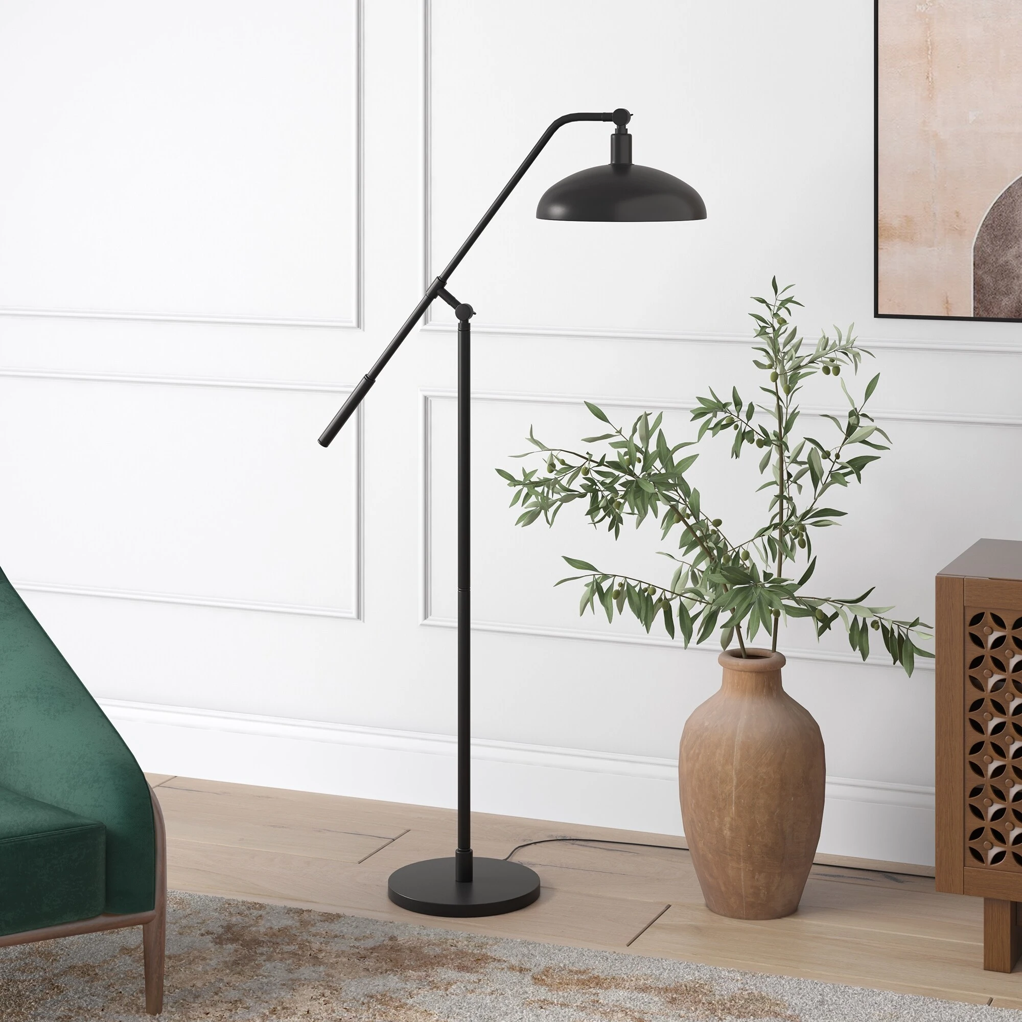 Devon Floor Lamp with Boom Arm