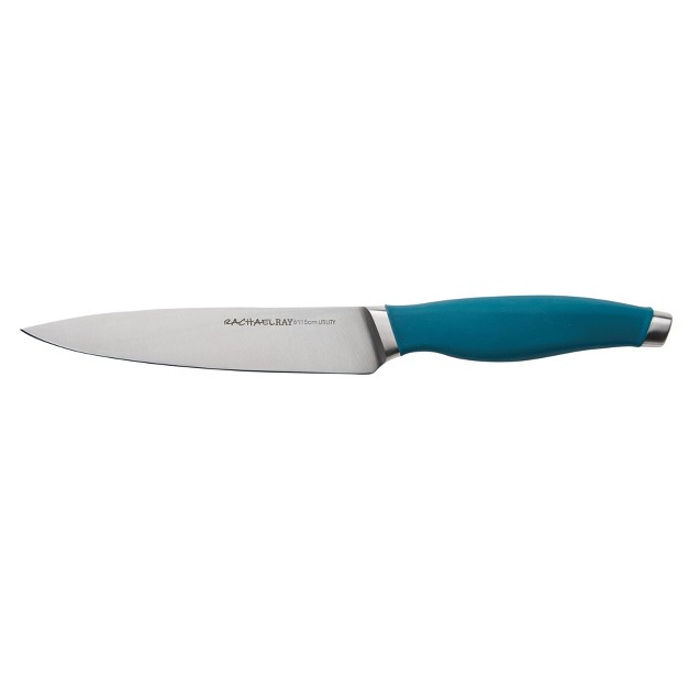 Rachael Ray 2pc Stainless Steel Utility Knife Set Teal