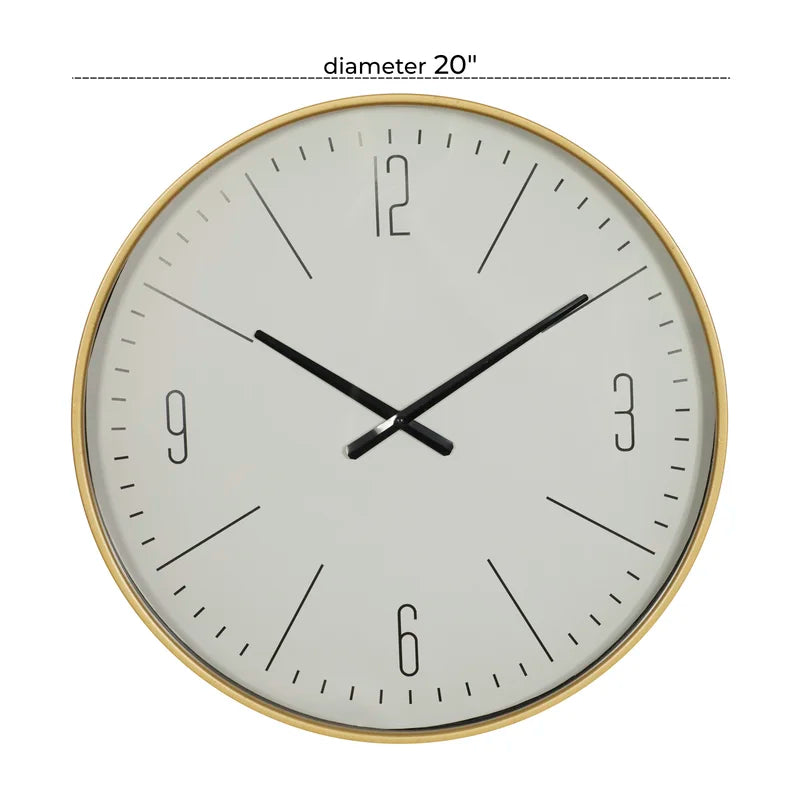 Glass Decorative Wall Clock