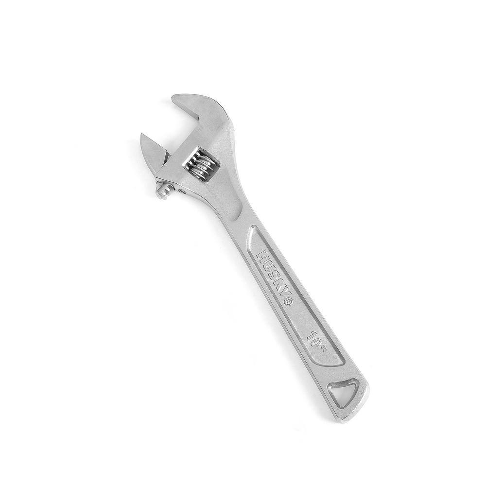 Husky 10 in. Adjustable Wrench 90932