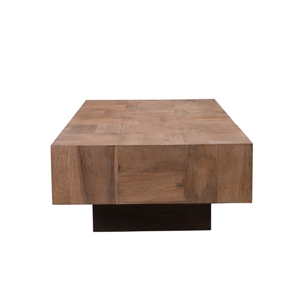 Caden Modern Solid Wood Coffee Table