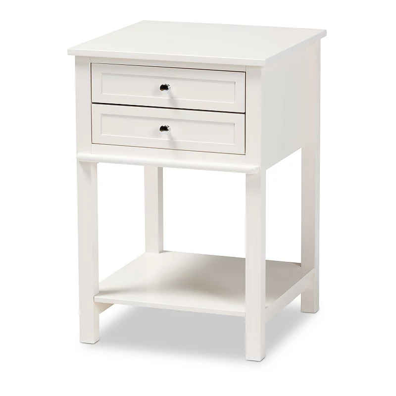 Baxton Studio Willow Nightstand Table