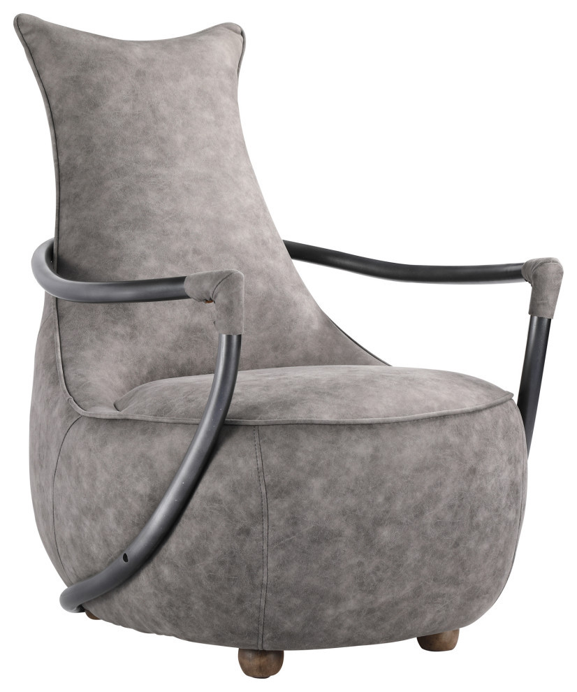 Carlisle Club Chair   Contemporary   Armchairs And Accent Chairs   by Kolibri Decor  Houzz