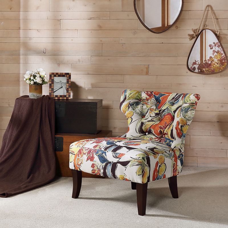 Madison Park Bree Abstract Floral Accent Chair