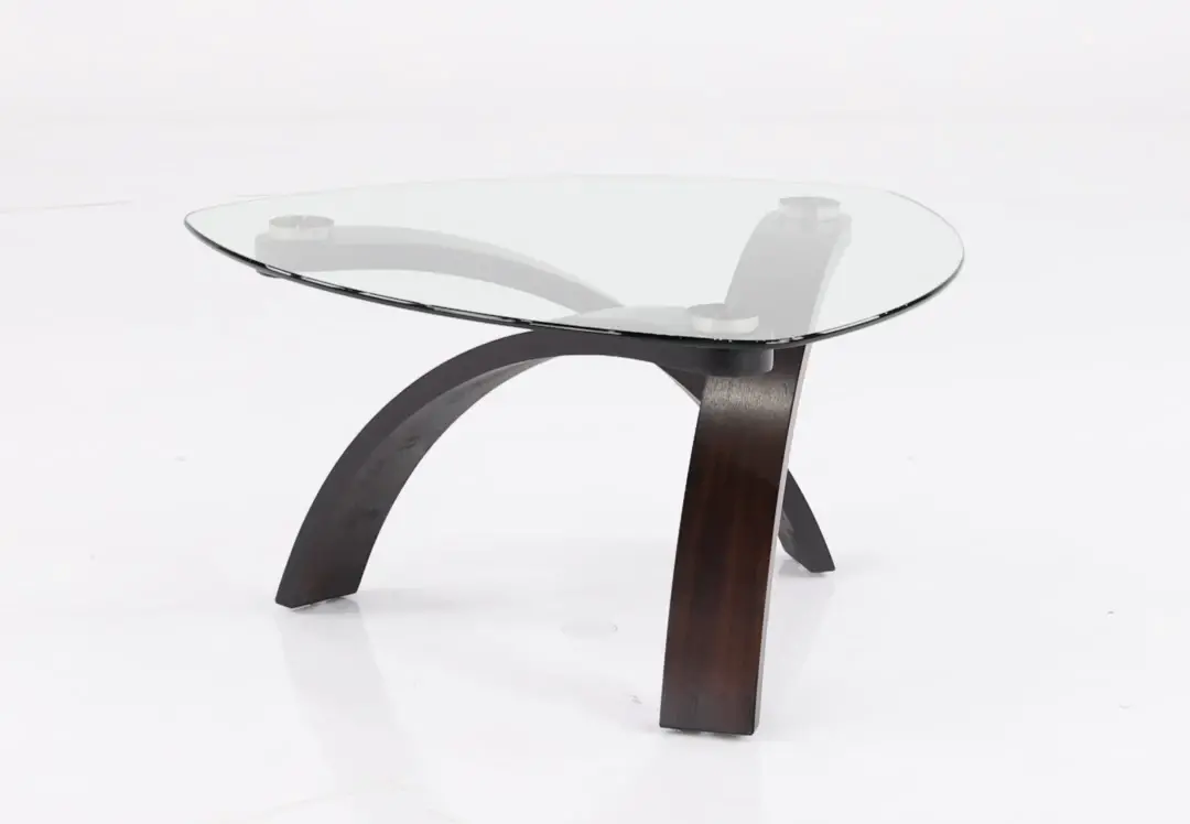 Allure Brown Glass Coffee Table