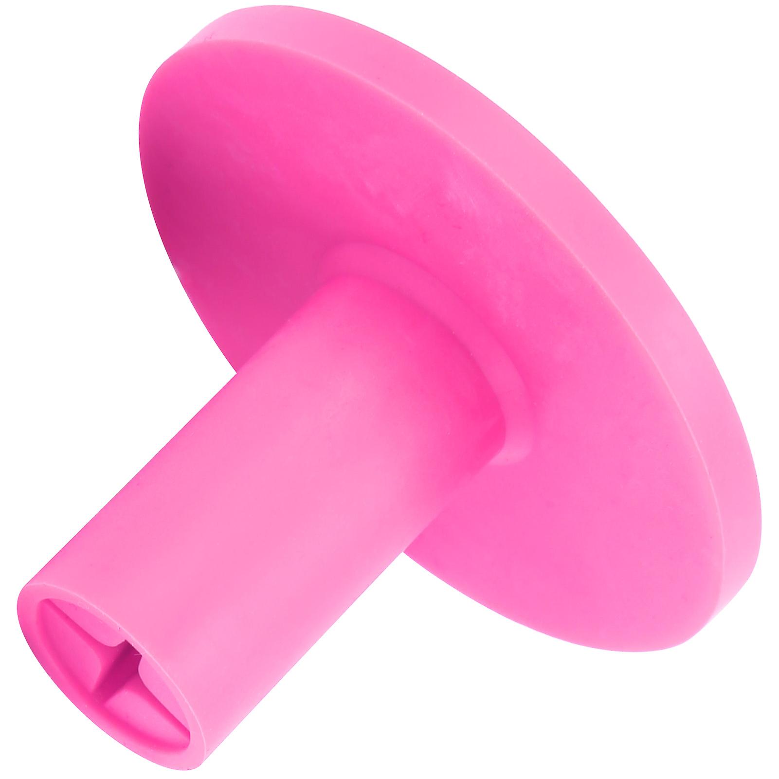 38mm Golf Rubber Tee Holder Golf Training Aid For Driving Range And Practice Matpink