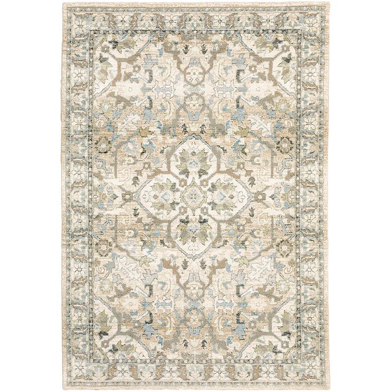 StyleHaven Alexander Dsitressed Clover Rug