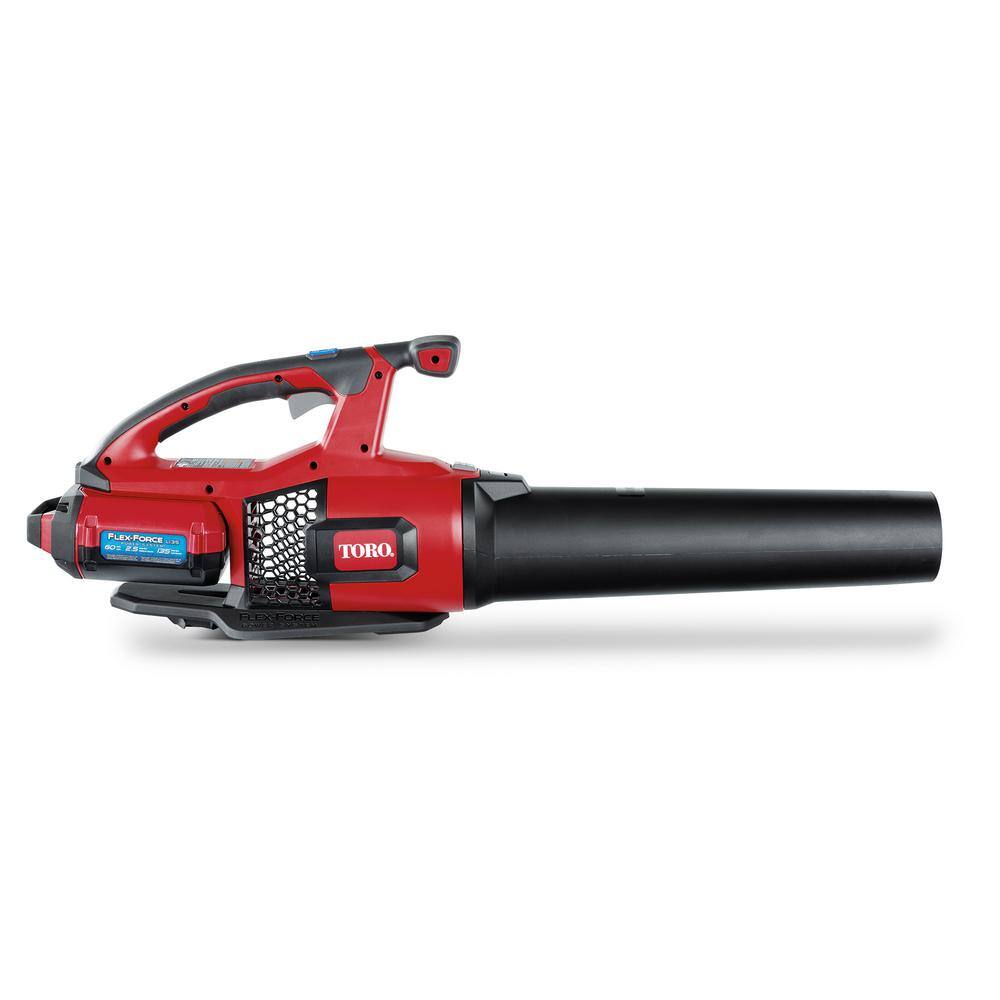 Toro 120 MPH 605 CFM 60-Volt Max Lithium-Ion Brushless Cordless Leaf Blower - 2.5 Ah Battery and Charger Included 51820