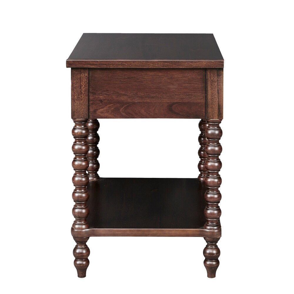 Madison Park Signature Beckett Morocco Brown Nightstand