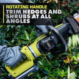 RYOBI 40V HP Brushless 26 in. Cordless Battery Hedge Trimmer with 2.0 Ah Battery and Charger RY40640