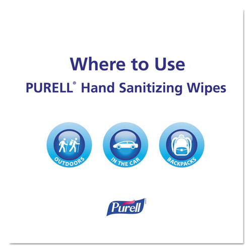 Gojo Purell Sanitizing Hand Wipes | 5 x 7， 1000