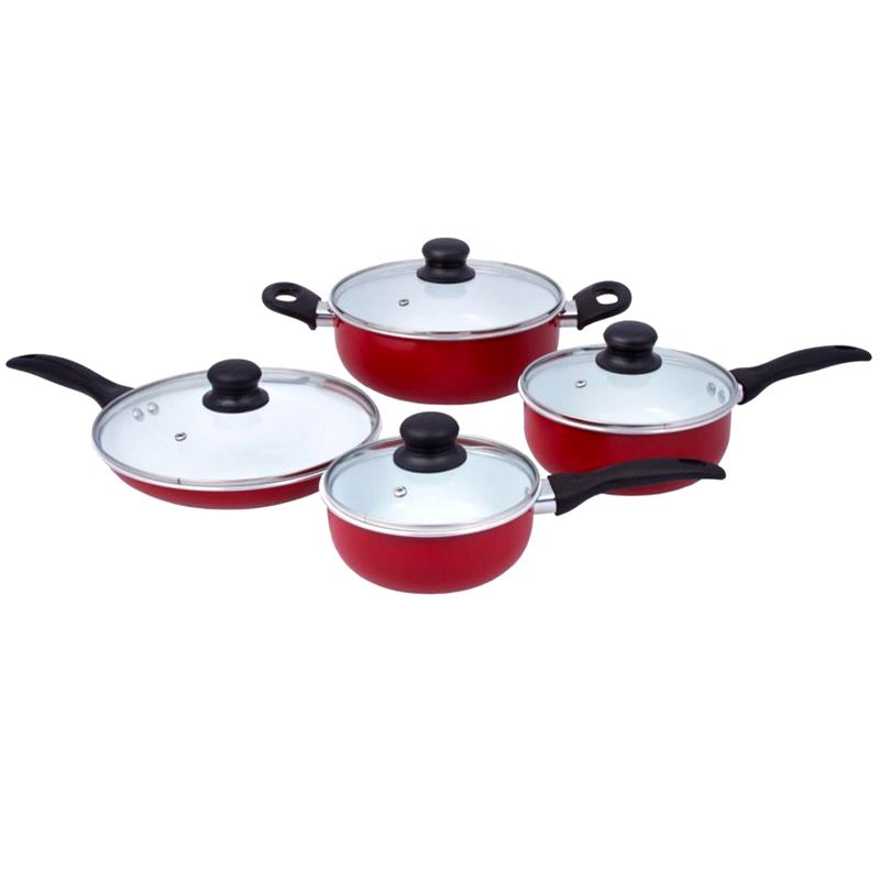 8 Piece Petite Non-Stick Aluminum Cookware Set