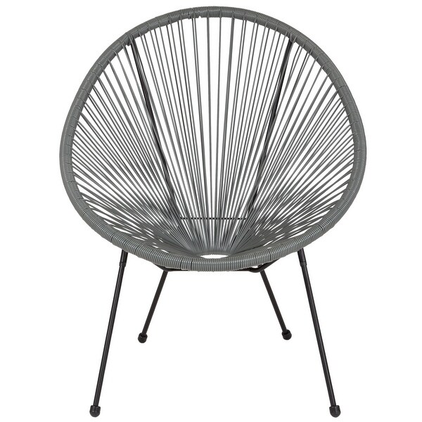 Rattan/ Bungee Papasan Lounge Chair