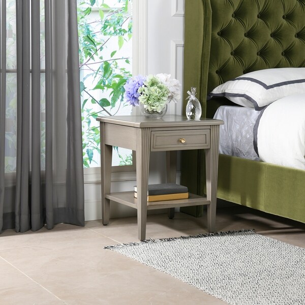 Dauphin Storage Shelf Side Table