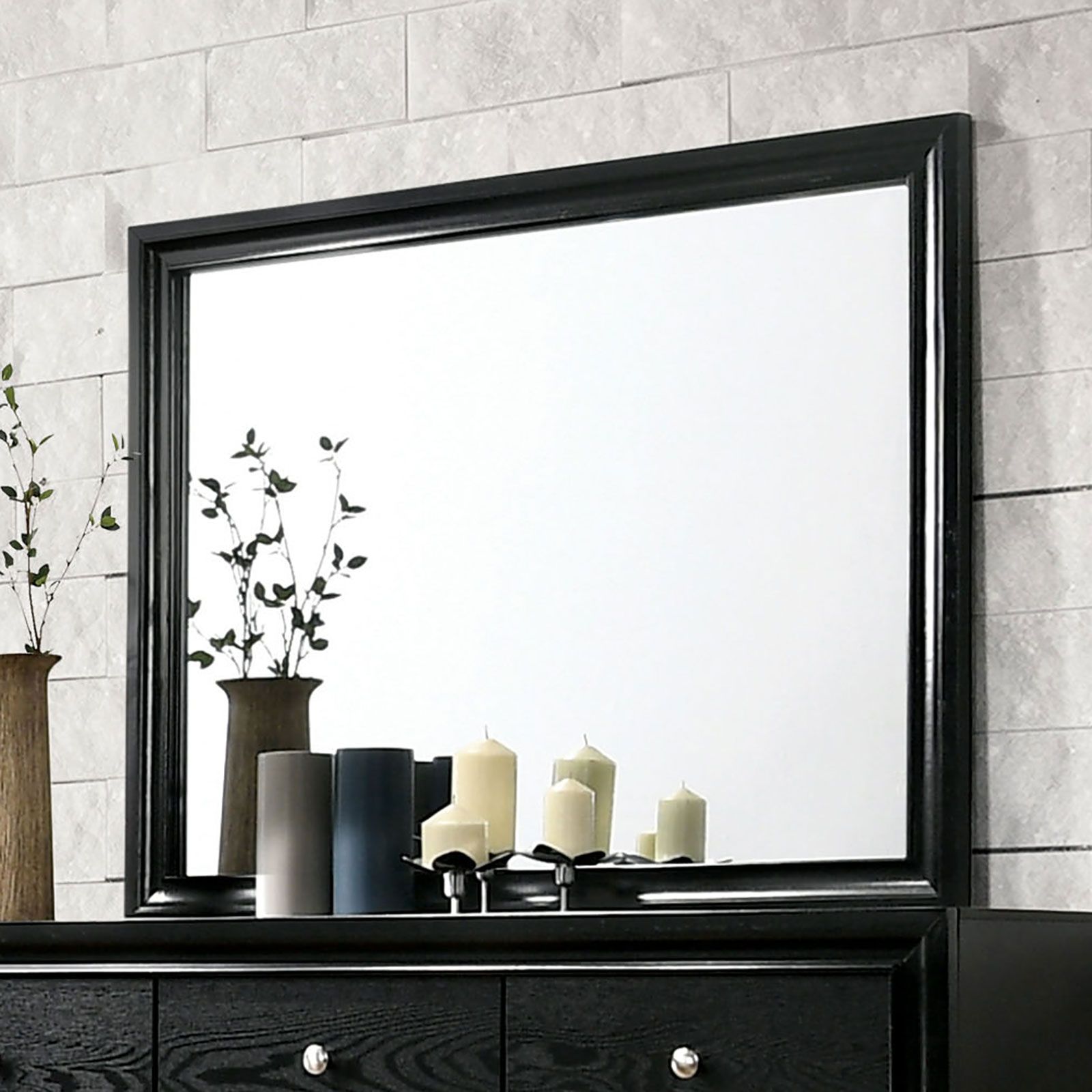 Chrissy Mirror  Black