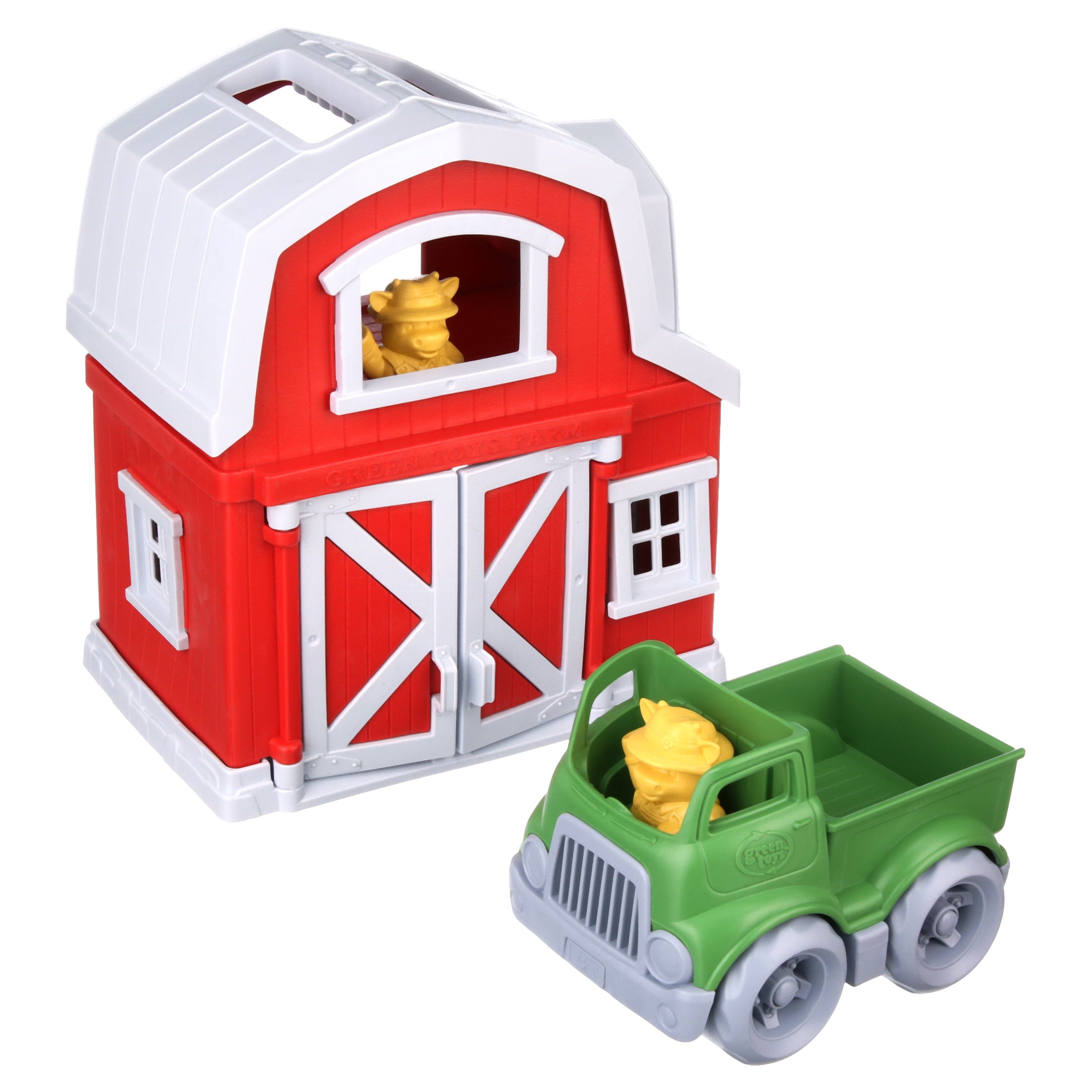 Green Toys Farm Playset， 100% Recycled Plastic， for Unisex Child Ages 2+