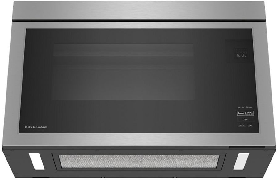 KitchenAid 1.1 Cu. Ft. Over-The-Range Microwave with Flush Built-In Design in Stainless Steel