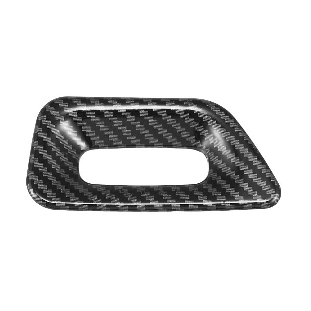 Unique Bargains Tailgate Rear Trunk Open Button Frame Trim For Honda Civic 11th 2022 Black Carbon Fiber