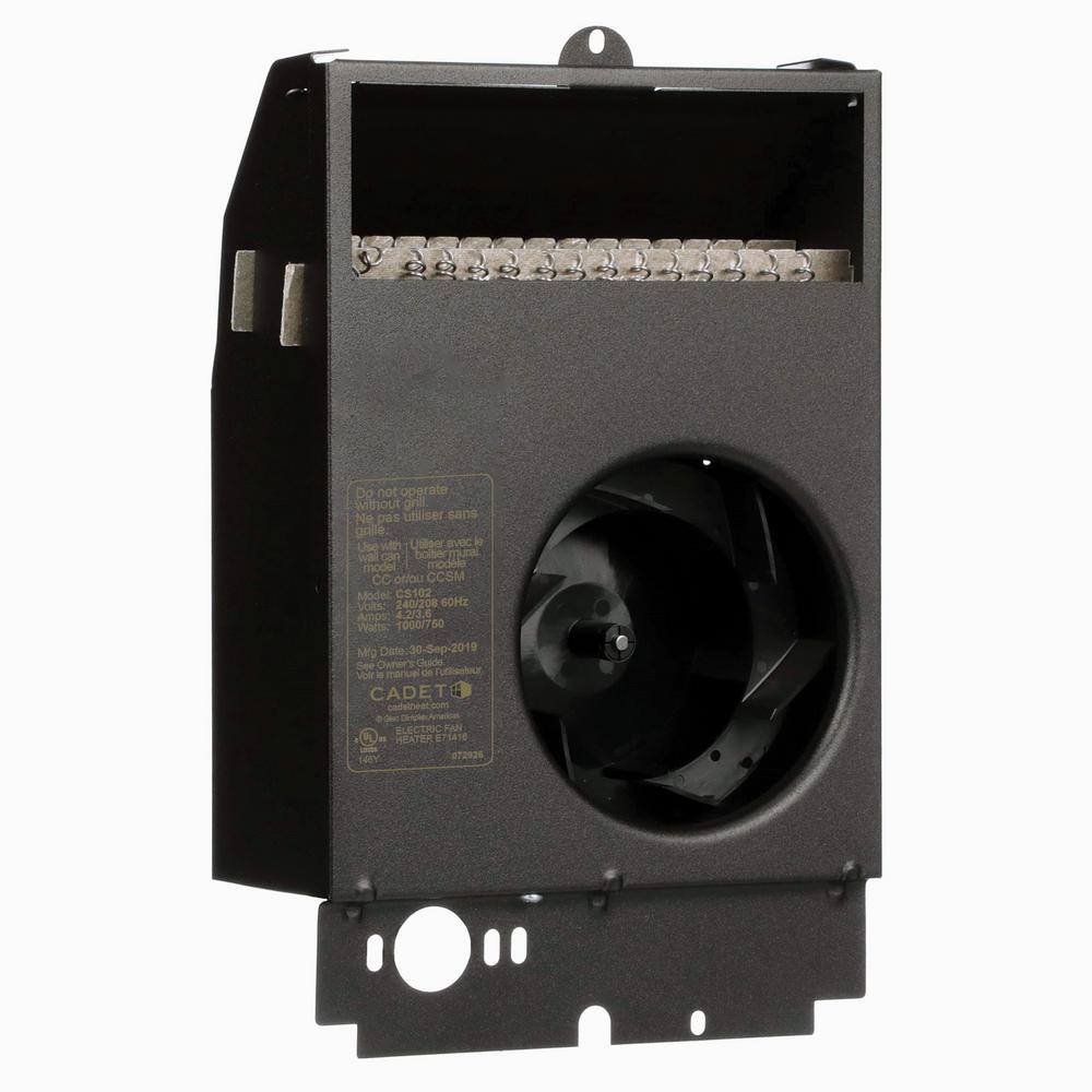 Cadet Com-Pak Plus 1000-Watt 240-Volt Fan-Forced Wall Heater Assembly CS102