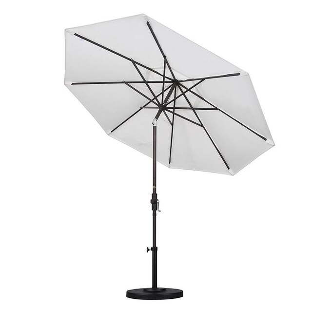 California Umbrella Pacific Trail Series 9 Ft Octagonal Aluminum Push Button Tilt Patio Umbrella W/ Crank Lift