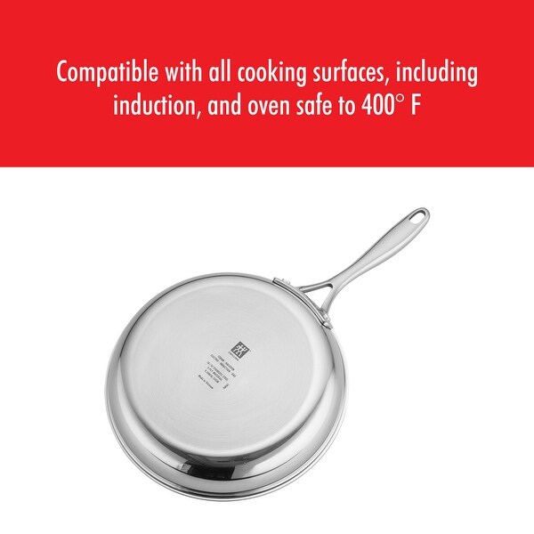 ZWILLING Clad CFX Stainless Steel Ceramic Nonstick Fry Pan